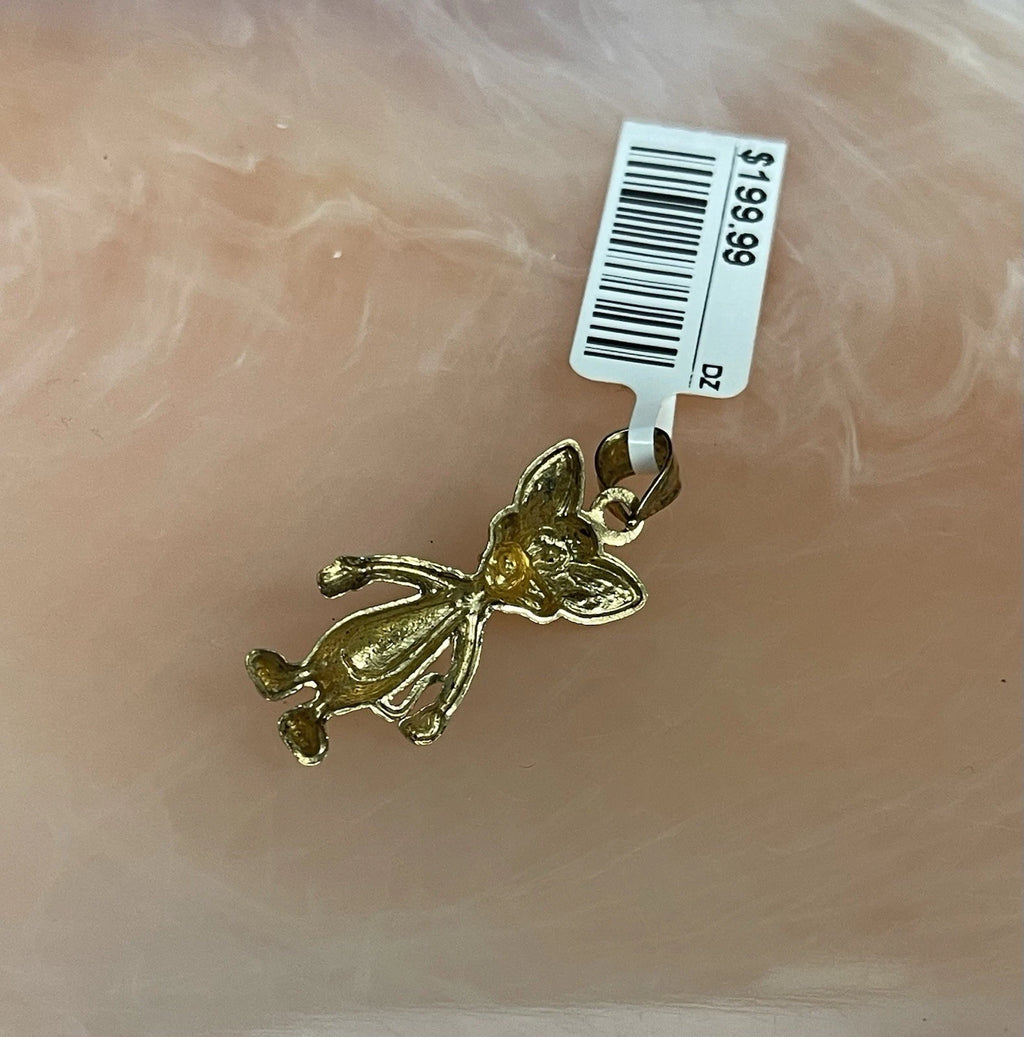 10K Yellow Gold Cartoon Character Pendant – 1.4g