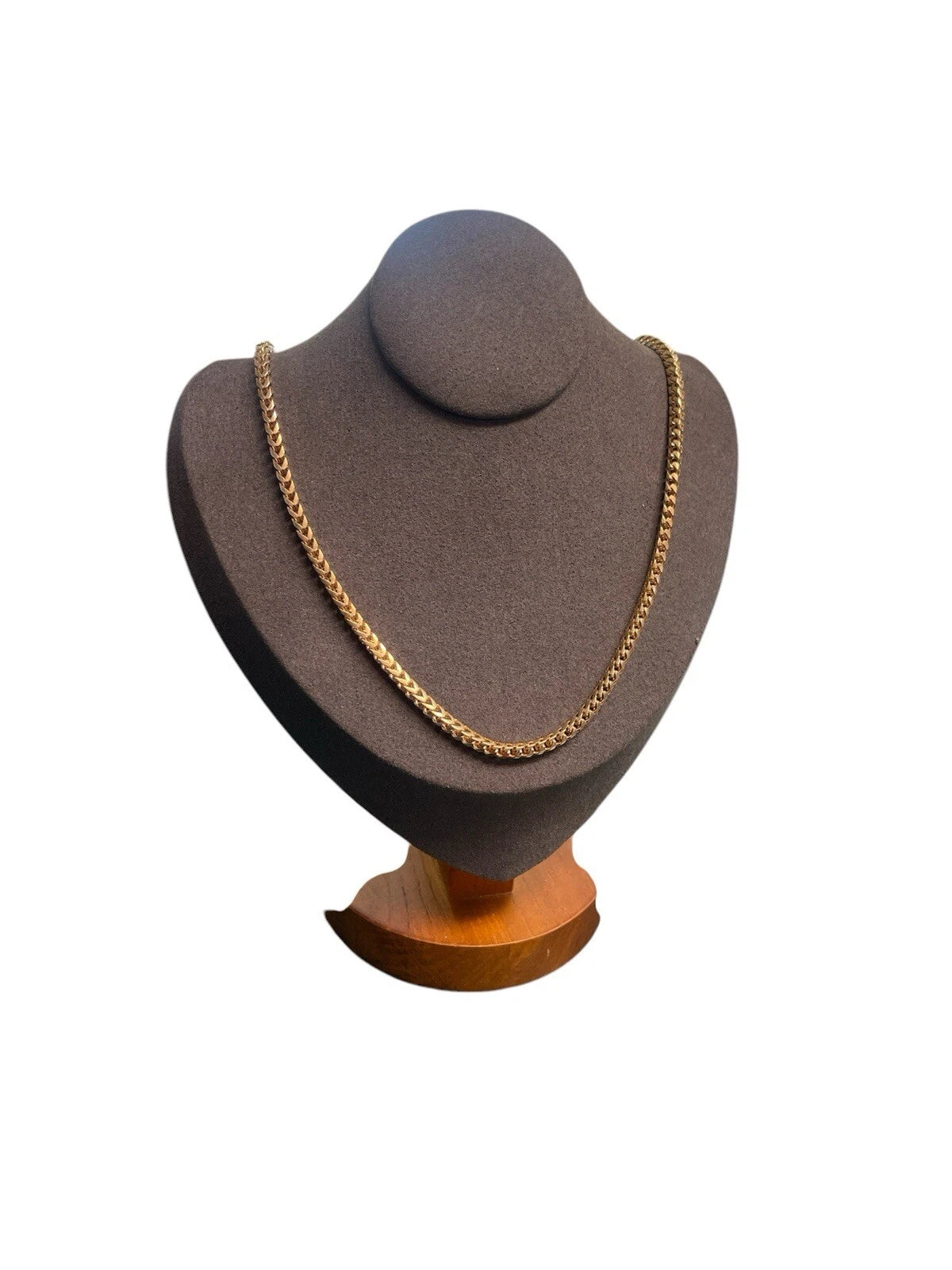 14K Yellow Gold Franco Chain Hollow 22.0 Inches long